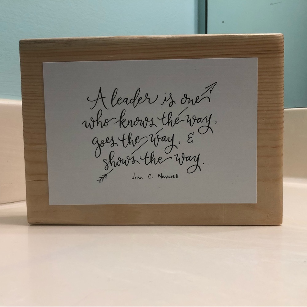 Wooden Block Quote